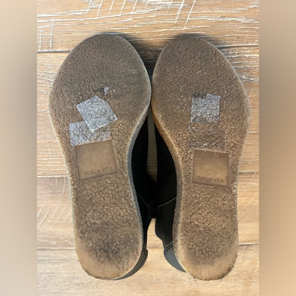 DOLCE VITA PAVLOS LEATHER WEDGE BOOTIES - Size 7 - Picture 5 of 6